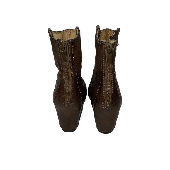 Frye Carson Wedge Boots Women Size 7.5 - Picture 3 of 8
